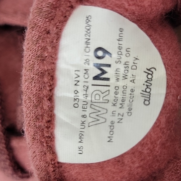 Allbirds Wool Running Shoes Sunkissed Size 9 main image 4